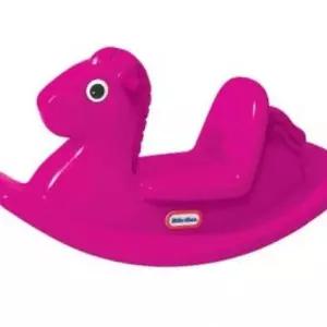 (다올)핑크 리틀타익스 흔들목마 아기붕붕카 승용완구