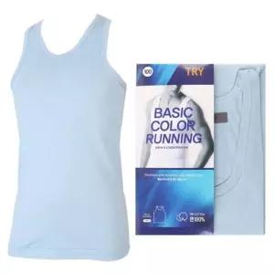 [다잇템]남자 베이직 칼라 런닝 민소매 40수 면 나시