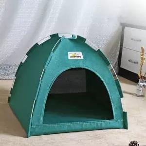 이동식 고양이 텐트 하우스 메쉬 강아지 텐트 하우스 반려동물 텐트형