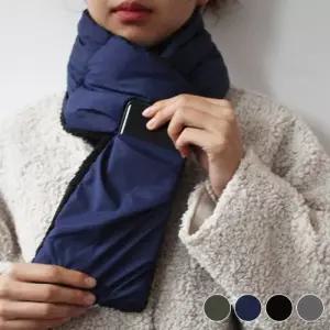 [다잇템]여자 남자 공용 커플 보온 패딩 목도리 머플러