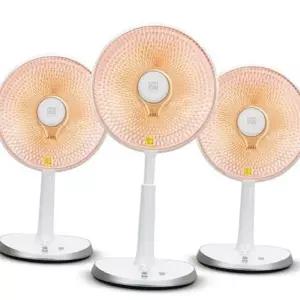 안전 선풍기형 전기 히터 스탠드형 전기 스토브 사무실 회전