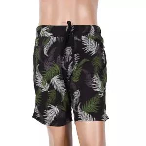 [다잇템]남자 안감 포켓 와플 나뭇잎 수영복 반바지