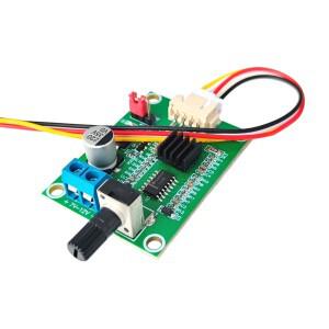 DC 7-12V 브러시리스 모터 드라이버 보드 BLDC 속도 컨트롤러 거버너 Hallless 스위치 모듈(케이블 포함)