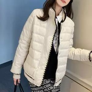 경량 여성 오리털 패딩 데일리 여성 다운 점퍼 캐주얼 간절기