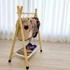 인디언 애견 행거 강아지 고양이 옷장 반려동물 우드 정리