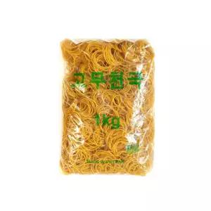 고무밴드 업소용 대용량 1kg 고무줄 노란줄 노랑줄 라텍스 생줄 줄밴드 둥근줄