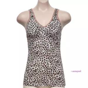 예쁜 무늬 노와이어 브라런닝 호피 가벼운착용감tuv580