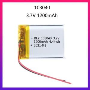 실제 용량 103040 GPS 네비게이터 MP5 블루투스 헤드셋 PS4용 3.7V 1200mAh 폴리머 리튬 충전지