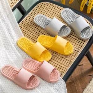 [다잇템]남자 여자 지압 컬러 건강 실내 실내 슬리퍼