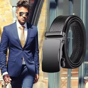 [다잇템]남성 허리 골져스 오피스룩 레더 웨딩 벨트