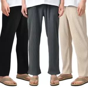 [핫코드]국내생산 남자 여름 쿨링 세미 와이드 팬츠 3컬러 925