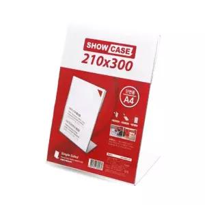 쇼케이스 단면210x300 SHOW CASE안내보드 디스플레이 광고 명패 아크릴 가격표 메모꽂이 메뉴판 테이블안내