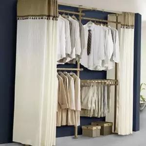 행거 4단 파이프 시스템 공간활용 고정식 튼튼한 옷걸이 조립식