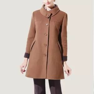 [마담엘레강스][마담엘레강스] 아이린 핸드메이드 이중지 캐시미어 울코트 K164CT01