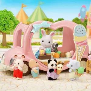 실바니안 패밀리 아이스크림 피규어 핑크 인형 벤 벤인형 장난감def040