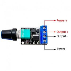 5V 12V 10A 전압 조절기 PWM DC 모터 속도 컨트롤러 스텝리스 LED 디머 전원