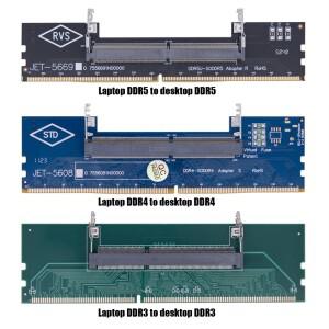 노트북데스크탑으로 메모리 RAM DDR3 어댑터 커넥터 카드