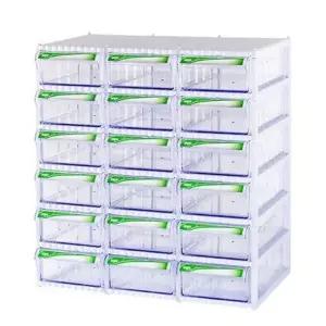 수납함 조립형 가정용 서랍형 다용도 18칸 멀티