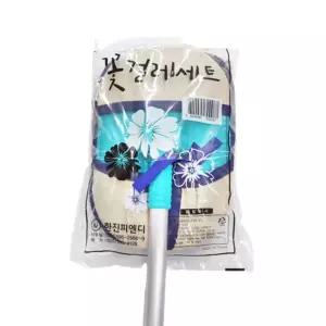 꽃걸레세트 밀대 원형극세사바닥청소 리소 튼튼한이음새 소포 막대 애완동물털 가구밑 침대 소파 물밀대