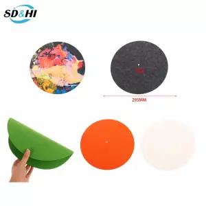 29.5cm 슬립 매트 LP 비닐 레코드 오디오 교체 용 턴테이블 플래터 느꼈습니다 DIY 액세서리 Audiophile
