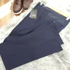 [무슈봉]고급 사방스판 중년 남자 여름 히든 밴딩 정장 바지