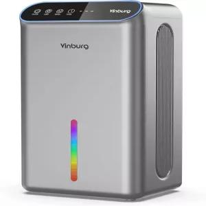 지하 제습기 85온스 800평방피트 가정용 조용한 자동 차단 절전 모드 기어 타이머 3개 8H 16H 24H 침실용