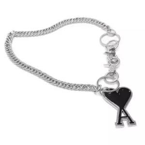 [아미]22FW 남성 하트 로고 체인 키링 (UKR903_363_001_22F)