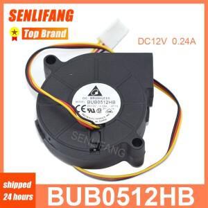 BUB0512HB 델타 소형 송풍기 CPU 라디에이터 냉각 팬 DC12V 0.24A 3 라인 용 새 5CM 5015 50*50*15MM 쿨러