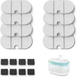 펫리브로 8팩 캡슐 고양이 분수 PLWF002용 교체 필터 초조용한 반려동물 4개월 세트