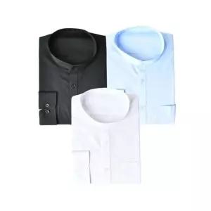 [핫코드]남자 차이나 카라 일반핏 와이셔츠 3컬러 MS601-603