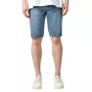 [핫코드]남자 여름 라이트 인디고 청 반바지 데님 HC831