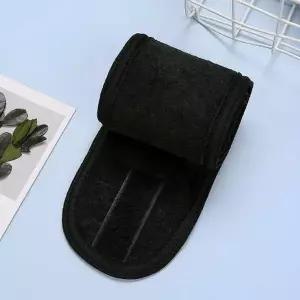 극세사 찍찍이 세안밴드 블랙