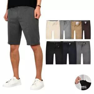 [핫코드]여름 남자 5부 편한 옆밴드 슬랙스 반바지 7컬러
