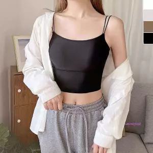 더블끈 1P 물놀이 크롭 여름 캡나시 나시티 비치ijk860