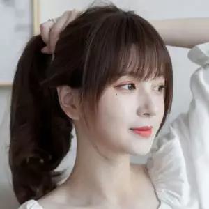 앞머리 초코브라운 부분가발 정수리부분가발 정수리가