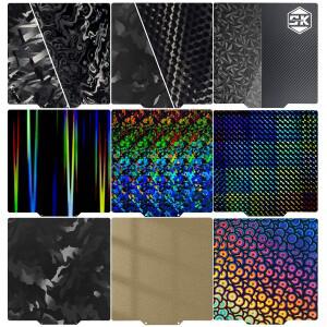 VORON 350 V2 sovol 08 PEI 빌드 플레이트 텍스처드 스무스 PEY PEO 시트 3D 프린터 액세서리용 가열 베드