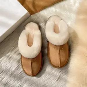 TBZ 리얼스웨이드슬리퍼 털슬리퍼 겨울슬리퍼 실외용