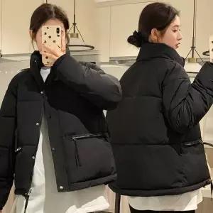 TBZ 오버3칸숏패딩 숏패딩 여성패딩 오버핏패딩 여성점퍼