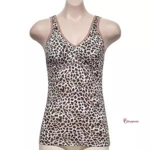 예쁜 호피 무늬 가벼운착용감 브라런닝 노와이어mno179