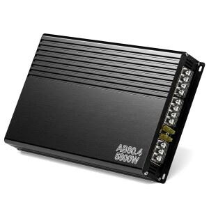4채널 자동차 오디오 앰프 5800W 12V 스테레오 카 서브우퍼 소형 서브우퍼 AMP 트럭 차량 향상 설치가 용이한 4X120W RMS 출력 92DB