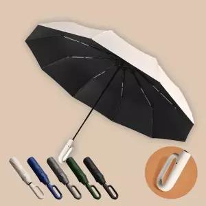 TBZ 휴대용 접이식 자외선차단 장마철 대형 3단 자동 우산