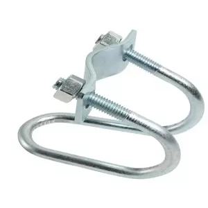 십자 파이프 고정 클램프 철사 브라켓 유인 브래킷 갈매기 고리 결합 구조물 크로스