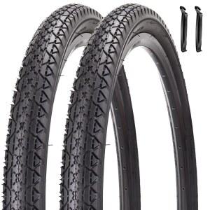 26인치 자전거 타이어 26 X 2.125(57-559) 교체용 또는 슈레이더 밸브 내부 튜브 AV 32MM 비치 크루저 자전거용