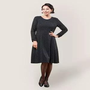 [마담엘레강스][마담엘레강스]세리나 라운드넥 원피스 K224OP02