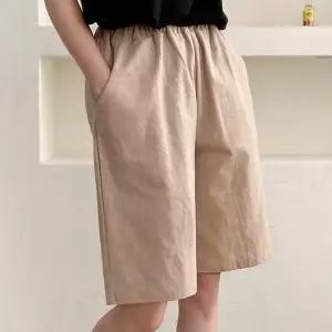 [유야]여성 린넨 5부 밴딩 반바지 -FPN0431- 여름
