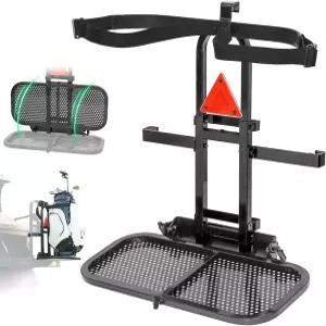 접이식 골프 카트 뒷좌석 가방 홀더 EZGO/클럽 카/야마하와 호환되는 4인승 장착 스테인리스 버클이 최대