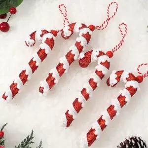 비타리토 루비레드 트리 오너먼트 4p 막대사탕G 장식 장식품 소품 인형 크리스마스 용품 성탄용품