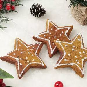 비타리토 쿠키마을 트리 오너먼트 3p 별오너먼트 장식볼 크리스마스 소품 트리볼 장식품 인형 용품 성탄용