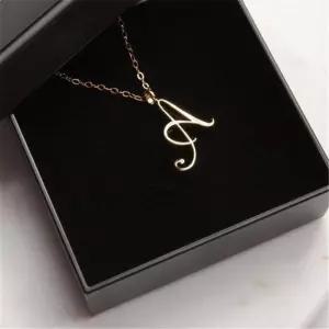 이니셜 목걸이 알파벳 팬던트 체인 커플목걸이
