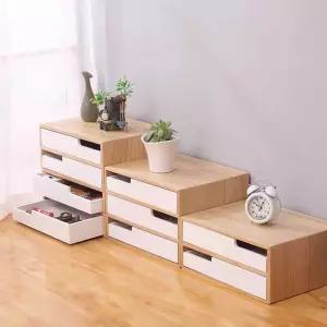 원목 서랍장 우드 보관함 엔틱 4단 3단 2단 수납장